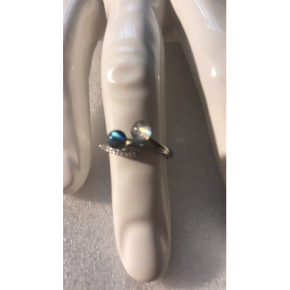 Pretty Labradorite Ring - Adjustable
